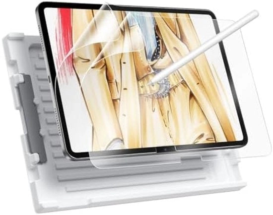 Protezione Matta per iPad 11° e 10° Generazione (2025/2022) - Tessuto di Carta, Protezione da Graffi, 2 Pezzi - Inclusa Scala di Misura