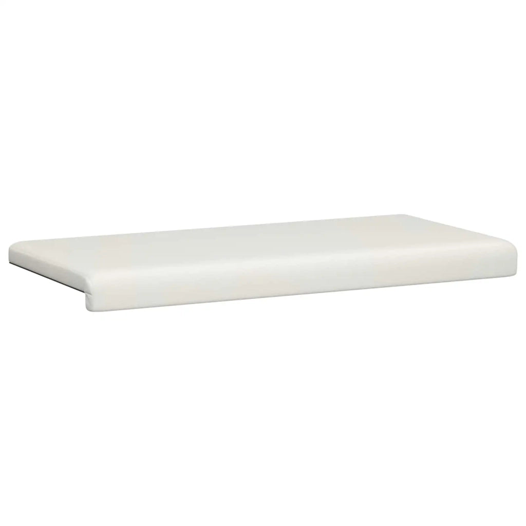 Cuscino per panchina Similpelle Bianco Profondità 35 cm 42043272