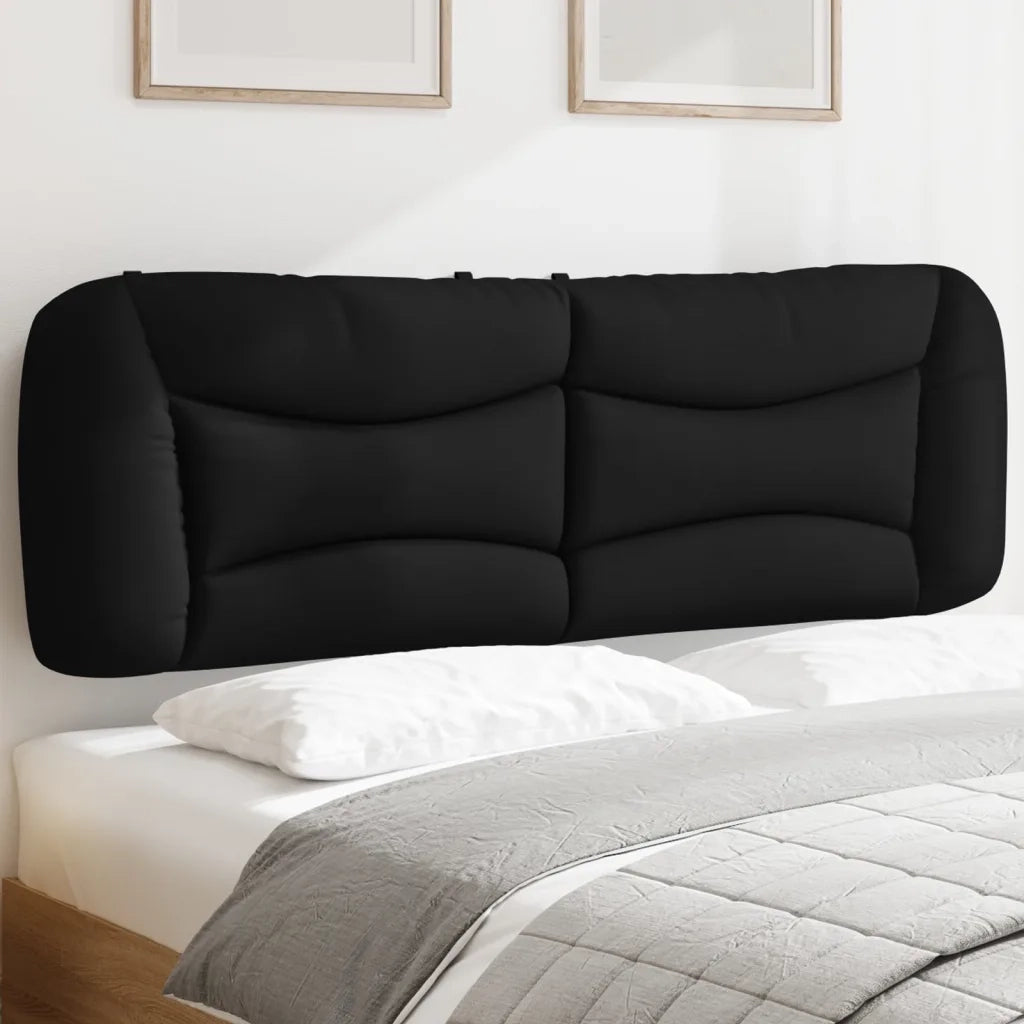 Cuscino Testiera Hvar Nero 160 cm in Tessuto CFW8366856