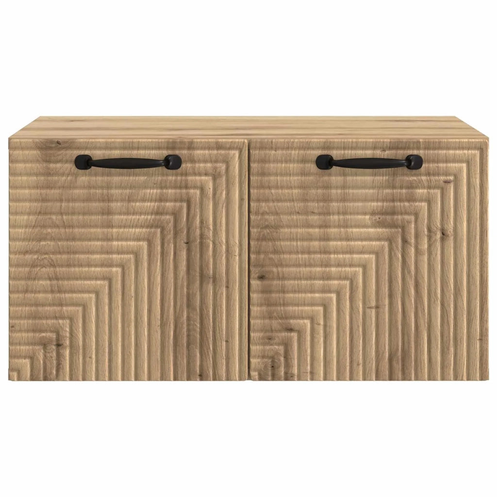 Mobile Porta TV da Muro Rovere Artigianale 59,5 x 41 x 30 cm