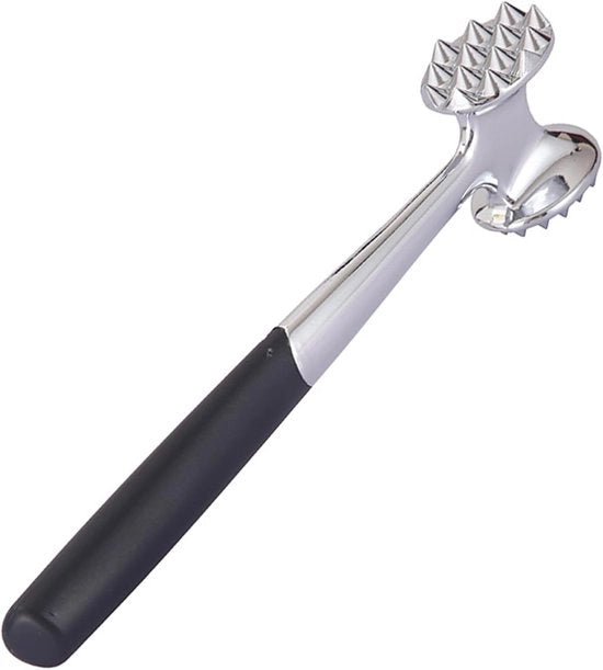 Martello per carne - Tenderizzatore a doppia faccia - 1 pezzo - Zinklegering