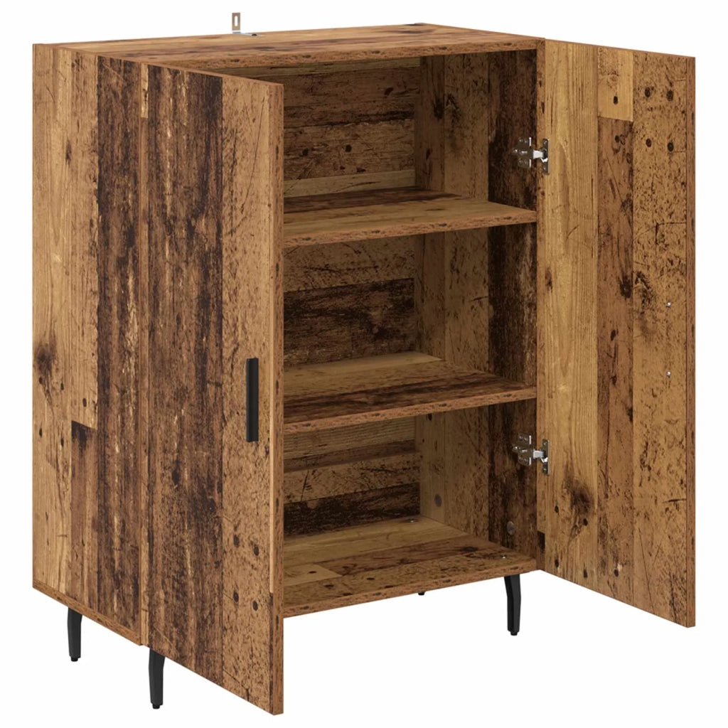 Credenza | Madia | Buffet da pranzo | Armadio da pranzo Legno vecchio 69,5 x 34 x 90 cm Legno multistrato
