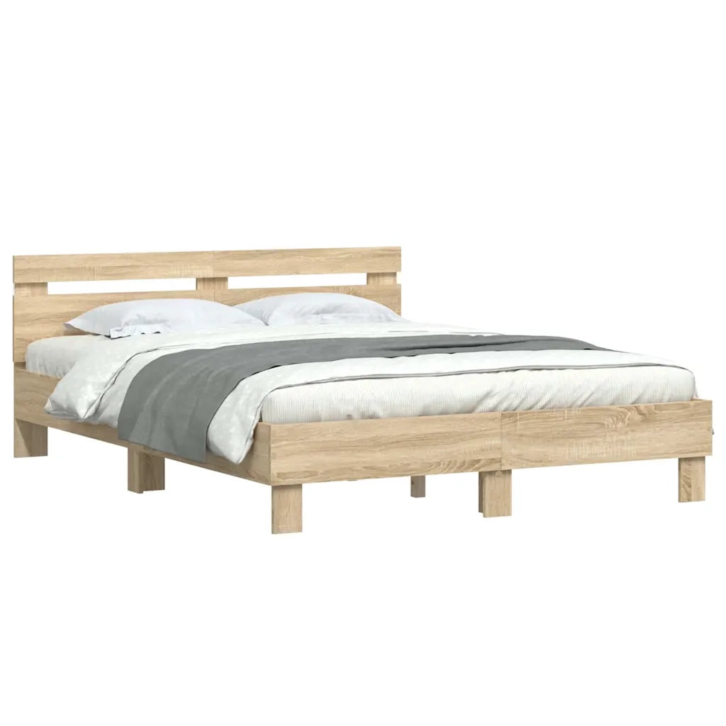 Struttura del letto Sonoma 152 x 203 cm Legno multistrato 3402849
