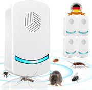 Repellente Ultrasuoni contro Roditori Insetti Indoor Topi e Ratti 

Caratteristiche:
- Modello: 
- Potenza: 
- Frequenza: 
- Portata: 
- Batterie: 
- Dimensioni: 
- Peso: