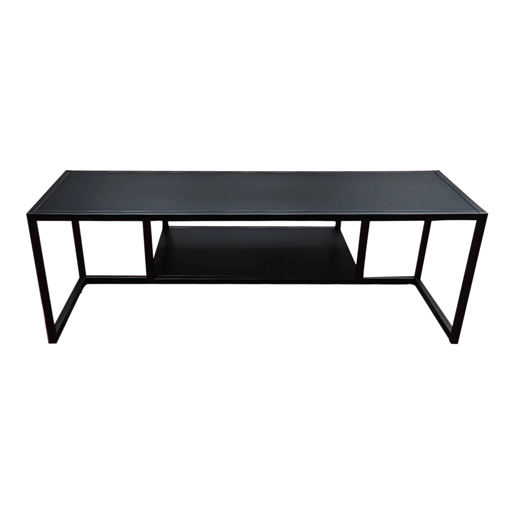 Mobile TV industriale senza tempo 120 x 40 x 40 cm nero 03_0007763