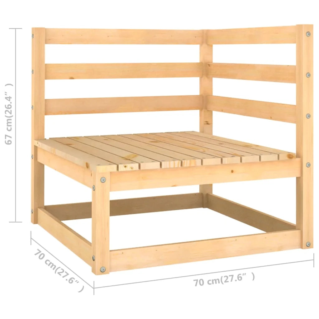 Set di mobili da giardino mobili da esterno 4 pezzi con cuscini legno di pino massiccio 02_0016114