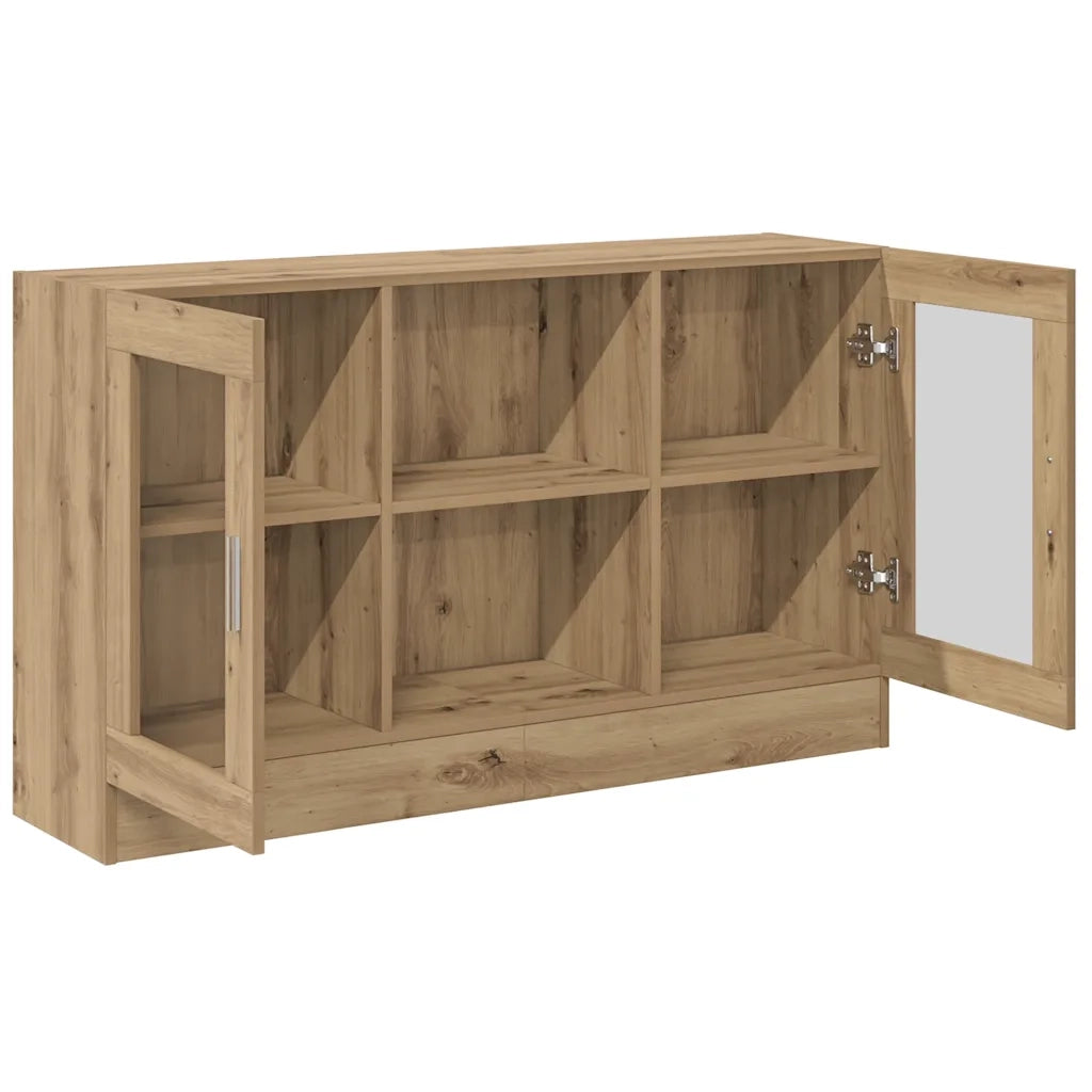 Credenza Rovere Artigianale 120x30,5x70 cm in Truciolato 856165