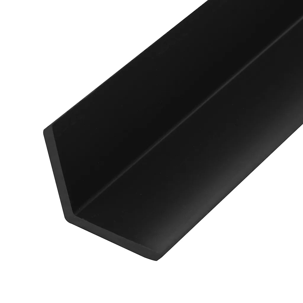 Profili Angolari per Bordi 5 pz in WPC 170 cm Nero CFW6480844