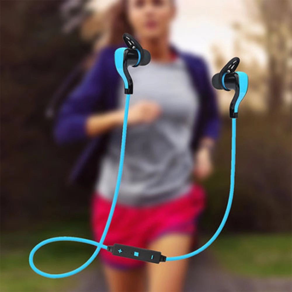 Trade Shop - Cuffie Auricolare Bt-03 Wireless 4.1 Bluetooth Utile Sport Corsa Fitness -