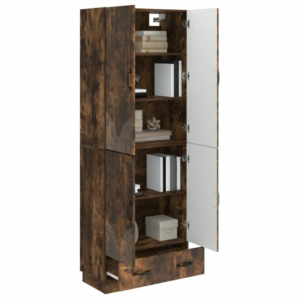 Set di armadi 2 pcs Rovere Fumo Legno ingegnerizzato 3416777