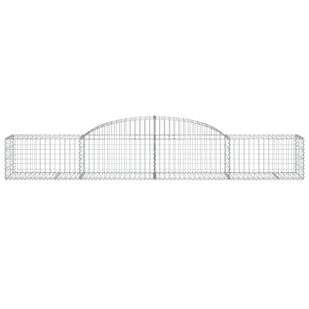 Cesto Gabbione ad Arco 300x50x40/60 cm Ferro Zincato