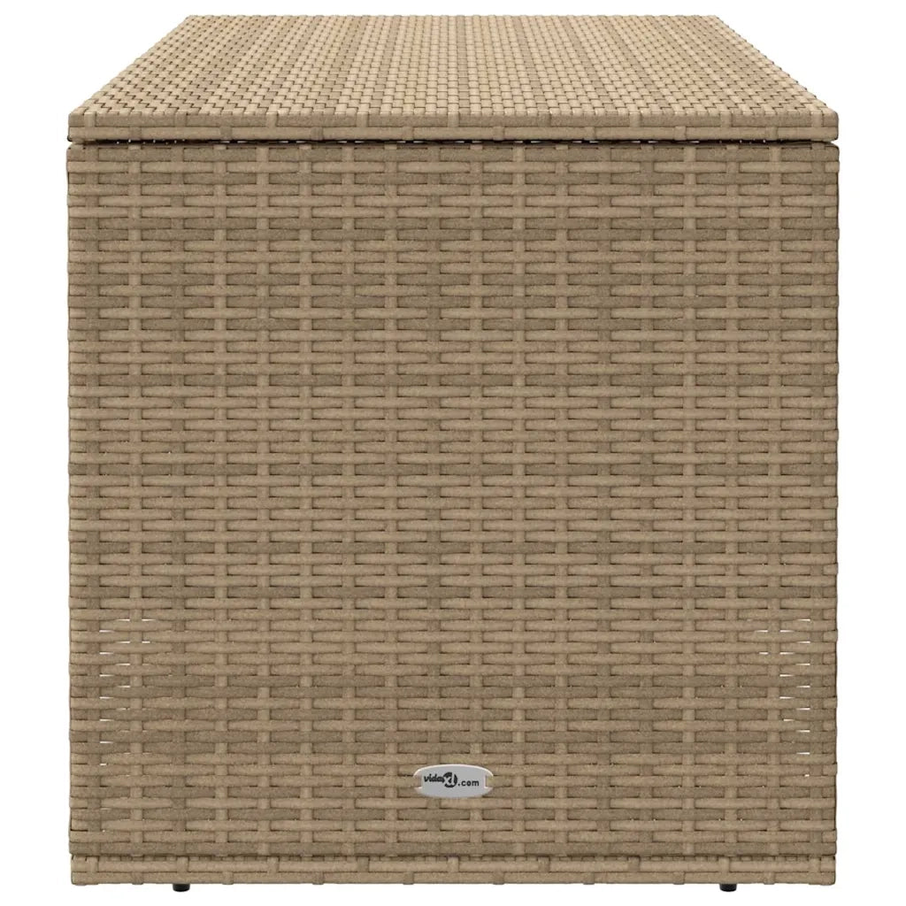 Scatola per Cuscini da Esterno Beige 100x55x55,5 cm Polyrattan CFW7688225