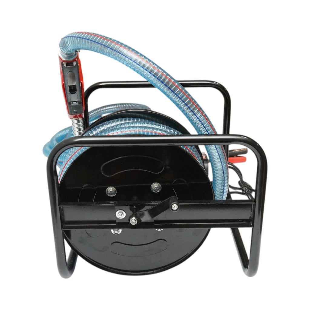 Pompa di trasferimento carburante mobile 12V, portata 40 L/min con tubo flessibile e filtro Breckner Germany