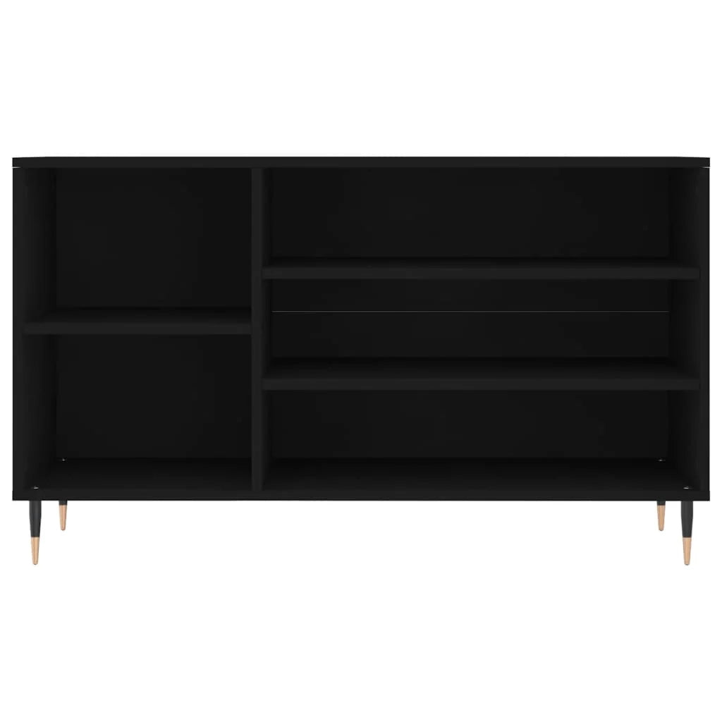 Scarpiera mobile contenitore per scarpe mobile per ingresso/corridoio/soggiorno 102 x 36 x 60 cm legno ingegnerizzato nero 02_0021941