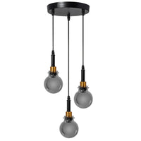 Lampada APP1125-3CP Black Gold