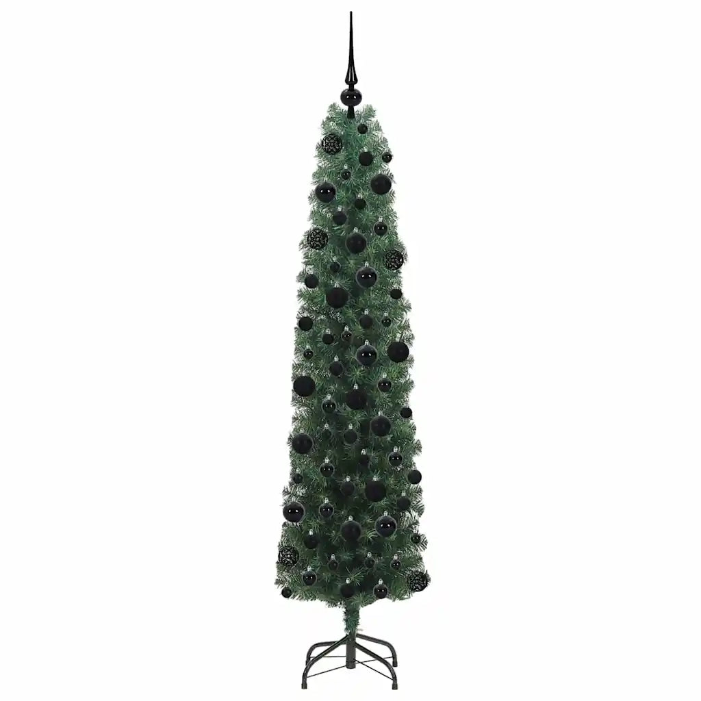 Albero di Natale | Decorazioni natalizie artificiale con 300 LED Verde 180 cm