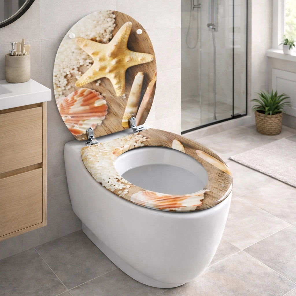 SEDILE COPRIWATER UNIVERSALE PER BAGNO COPRI WC WATER IN LEGNO Mod. 52980