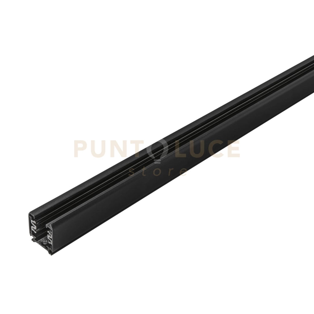 LED-RAIL-1M-NER BINARIO TRIFASE NERO 100X3,58X3,22CM INCLUSI TAPPI