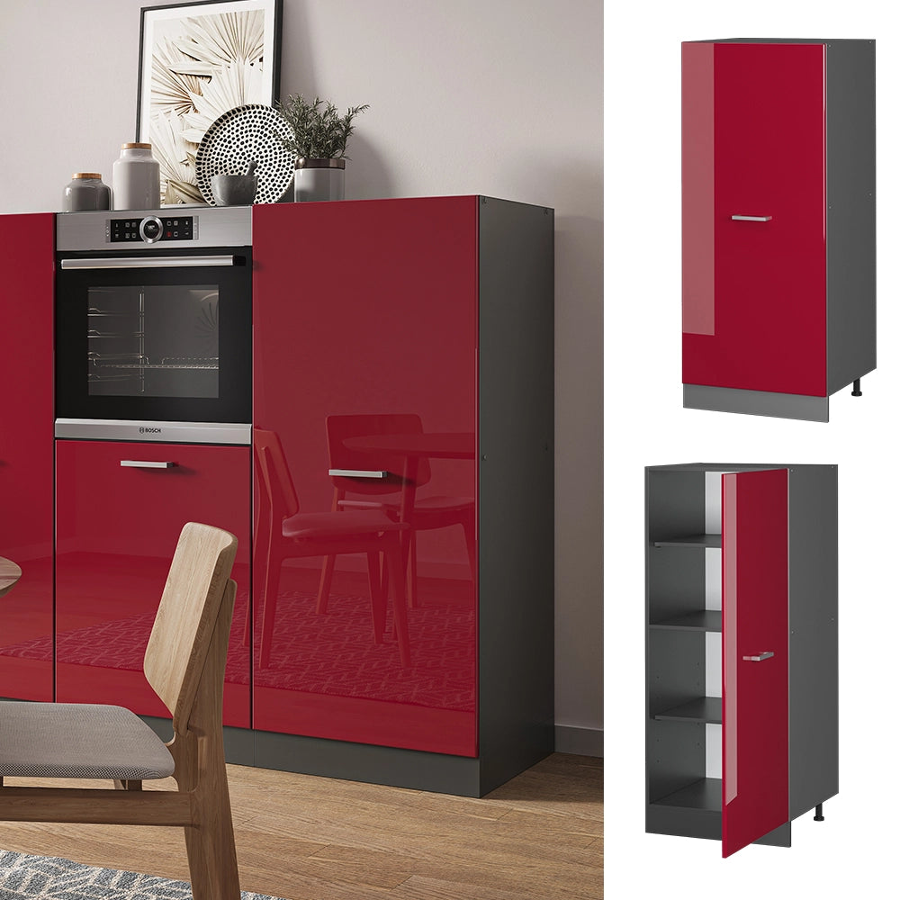 Vicco mobile cucina dispensa Rosso lucido 60 cm
