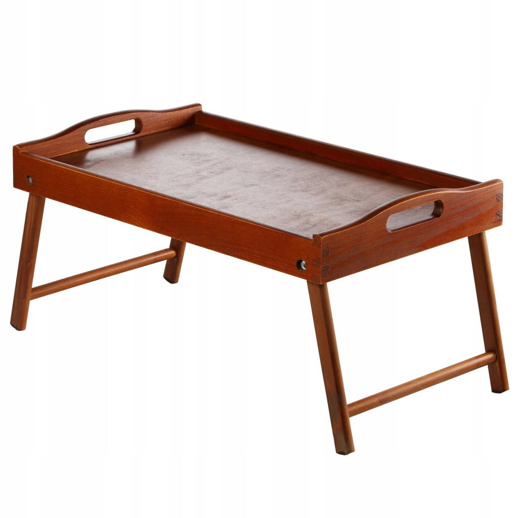 Tavolino da colazione pieghevole in legno KADAX per laptop da letto, vassoio regalo