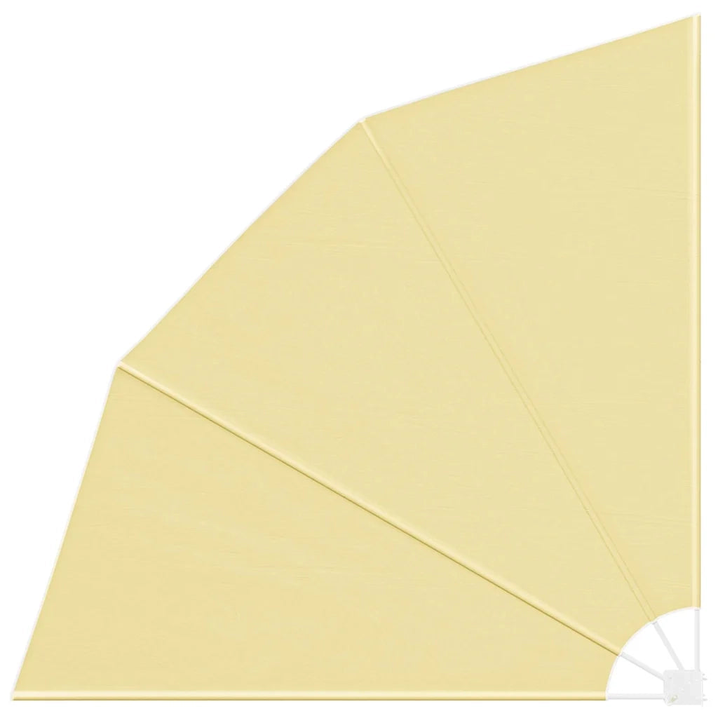 Schermo di Privacy per Balcone Sabbia 210 x 210 cm Poliestere 42000938