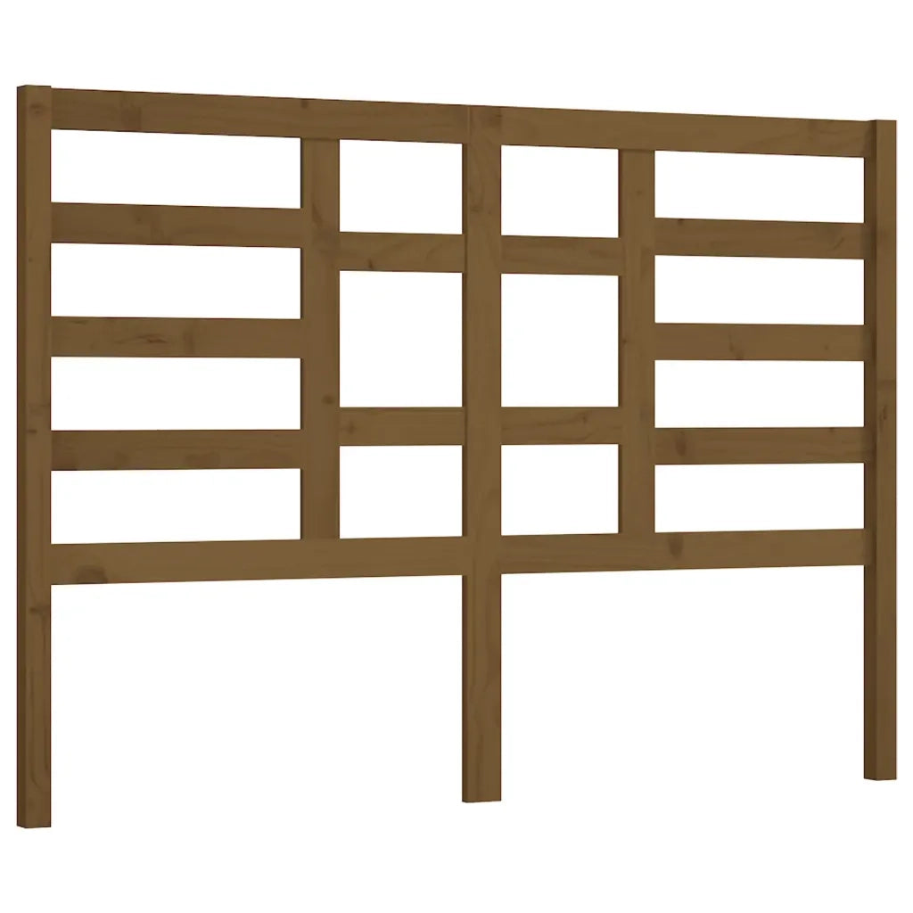 Testiera | Testata per Letto ambra 146x4x104 cm in Legno Massello di Pino