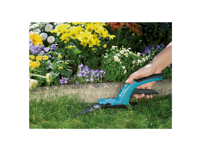 Forbici per erba Comfort da giardino lame ondulate, rivestimento antiaderente