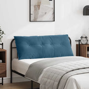 Cuscino per Schiena Blu 120 x 50 cm Tessuto in Cords 42014803
