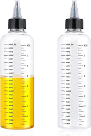 Spremi-sacchetti da 2 pezzi 250 ml - Sacchetti per olio d'oliva - Bottiglie per salse come ketchup e mostarda.