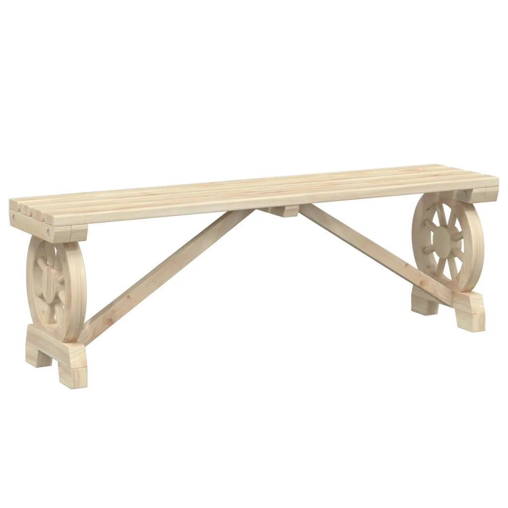 Panche da Giardino | Panca da Giardino 2 pz in Legno Massello di Abete
