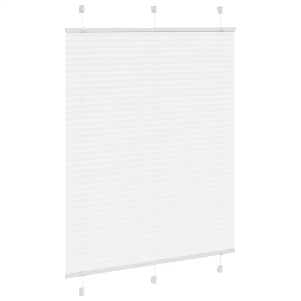 Tenda Plissettata Bianca 110x100 cm Larghezza Tessuto 109,4 cm 4015485