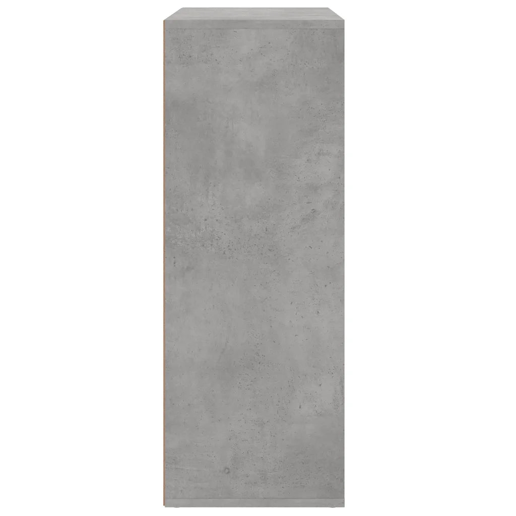 Credenza-Buffet-Armadio da cucina Grigio Cemento 60x31x84 cm in Legno Multistrato 942955
