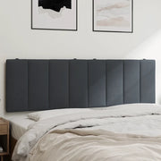 Cuscino Testiera-Cuscino per Testiera Hanko Grigio Scuro 160 cm in Velluto