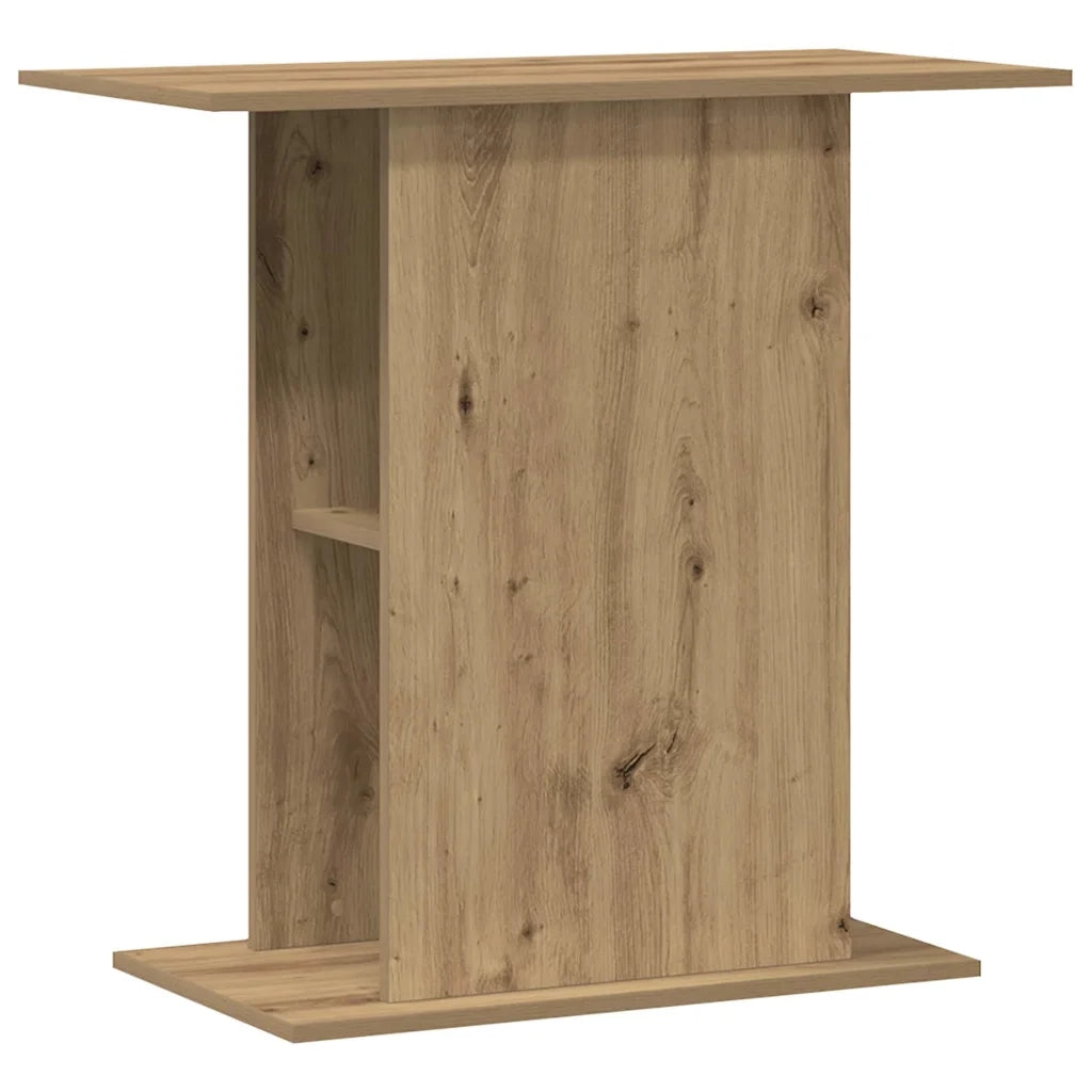 Supporto per acquario artigianale in rovere 36x75x72,5 cm in legno ingegnerizzato 857291