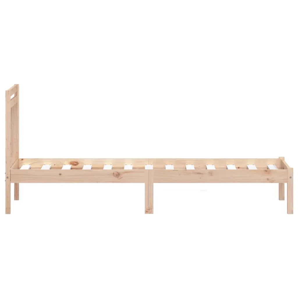 Giroletto-Struttura Letto 75x190 cm Small Single in Legno Massello 282358