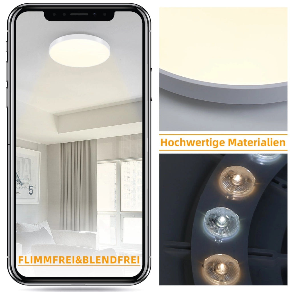 ZMH Lampada da soffitto plafoniera LED moderna per soggiorno cucina camera letto corridoio