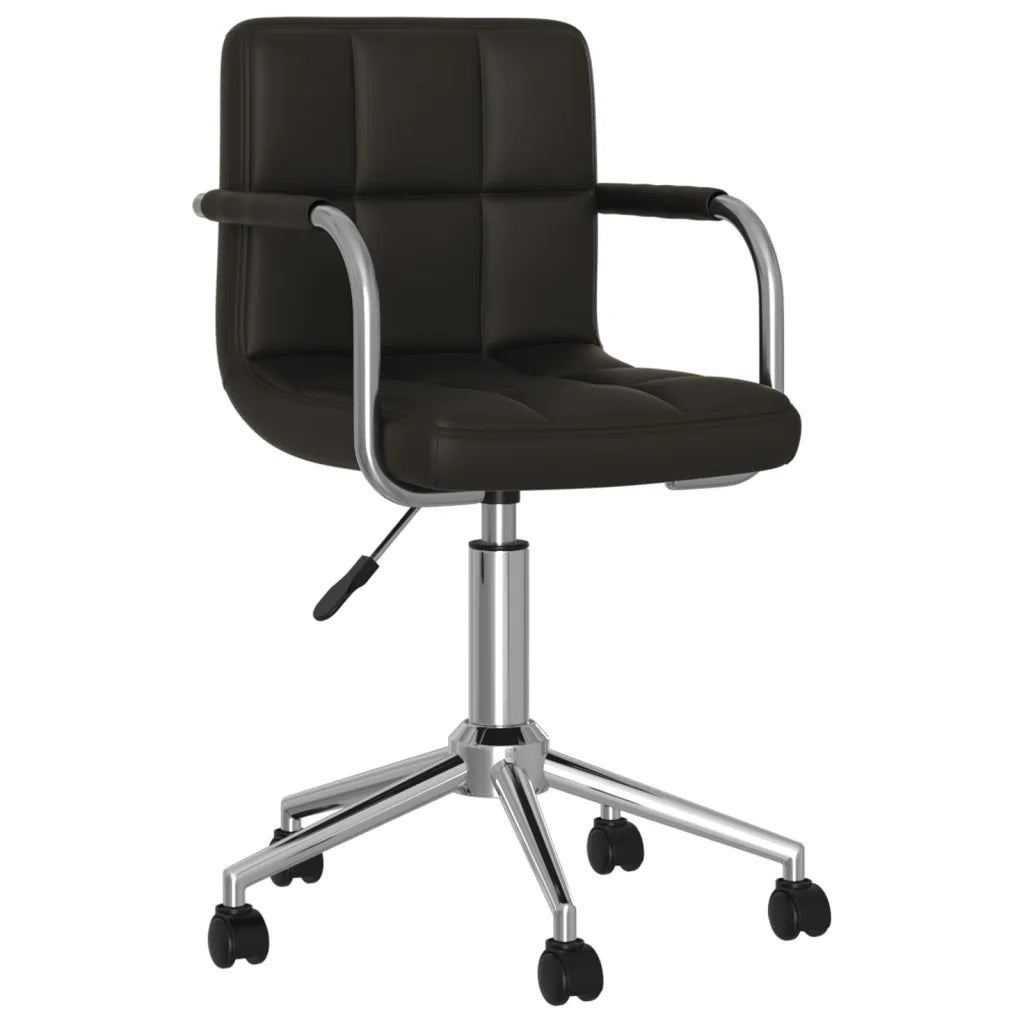 Sedia da Ufficio Girevole Nera in Similpelle cod mxl 55012