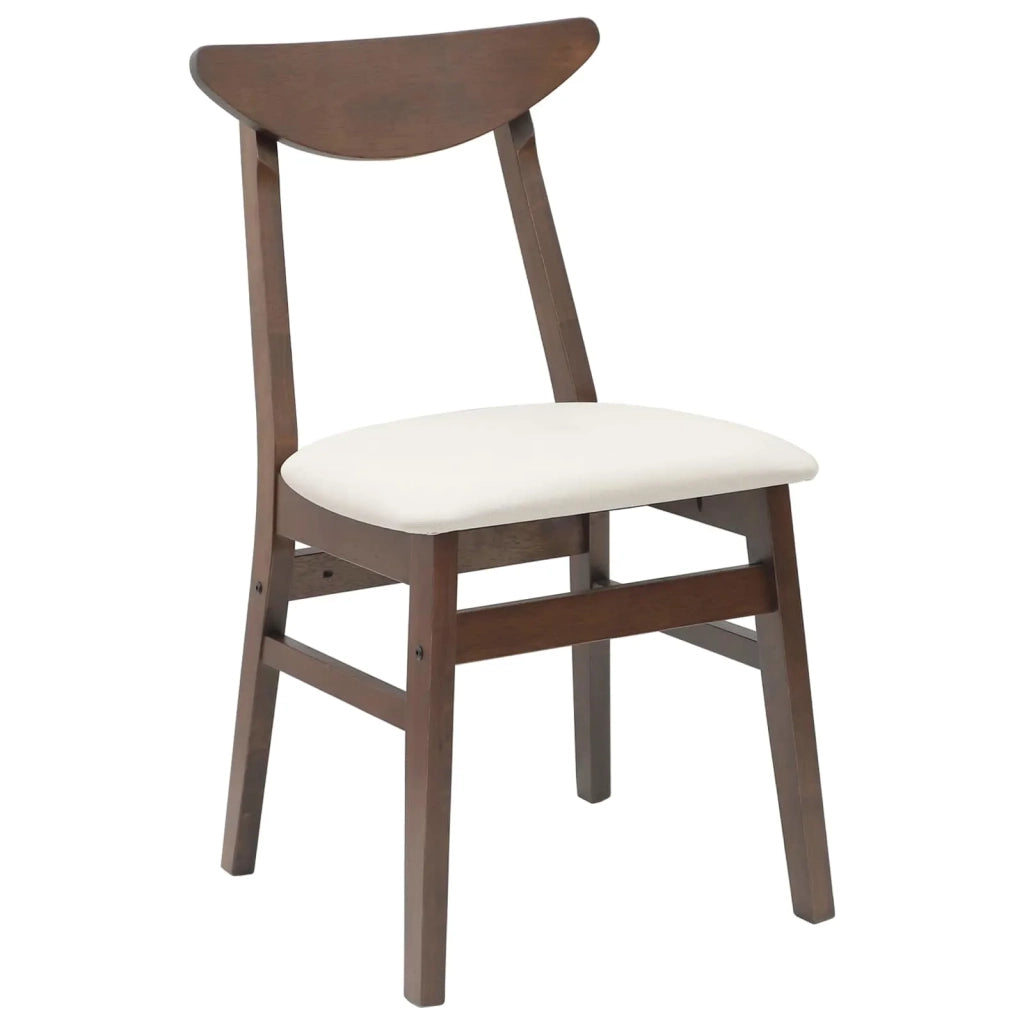 Sedie da pranzo 2 pcs Marrone Chiaro 42 x 47.5 x 81 cm
