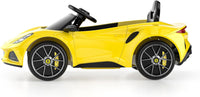 Macchina Elettrica per Bambini Licenza Ufficiale Lotus Emira 12V 4,5Ah Giallo