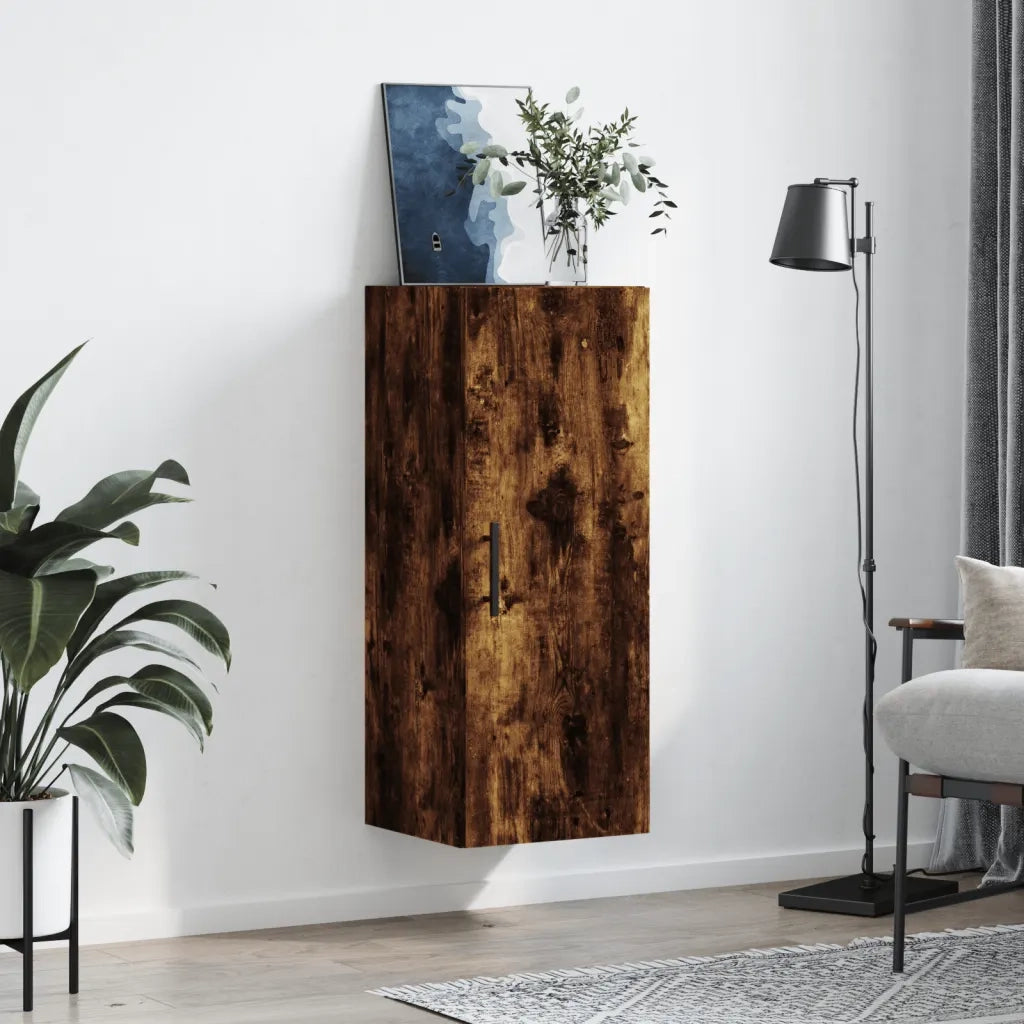 Mobile a Parete Rovere Fumo 34,5x34x90 cmcod mxl 104804