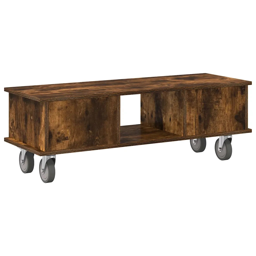 Supporto TV 100 x 35 x 35 cm Rovere fumé Legno ingegnerizzato 891036