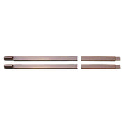COPPIA ASTE (93291) colore marrone  - MOTTURA
