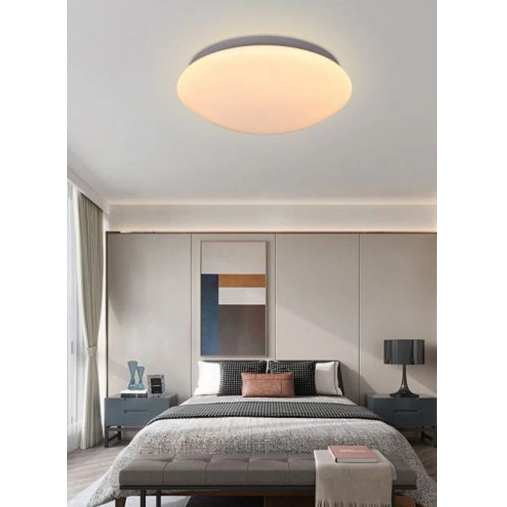 Trade Shop - Lampadario Da Soffitto Plafoniera Led 24 Watt Cupola Diversi Toni Di Luce C0 - -bianco Caldo      -