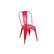 LÚZETE - SILLA JOSEPHINE ROJA INDUSTRIAL