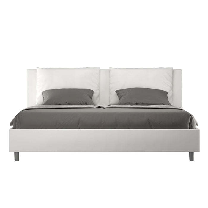 Letto Matrimoniale 160x200 cm con Rete Antea Bianco