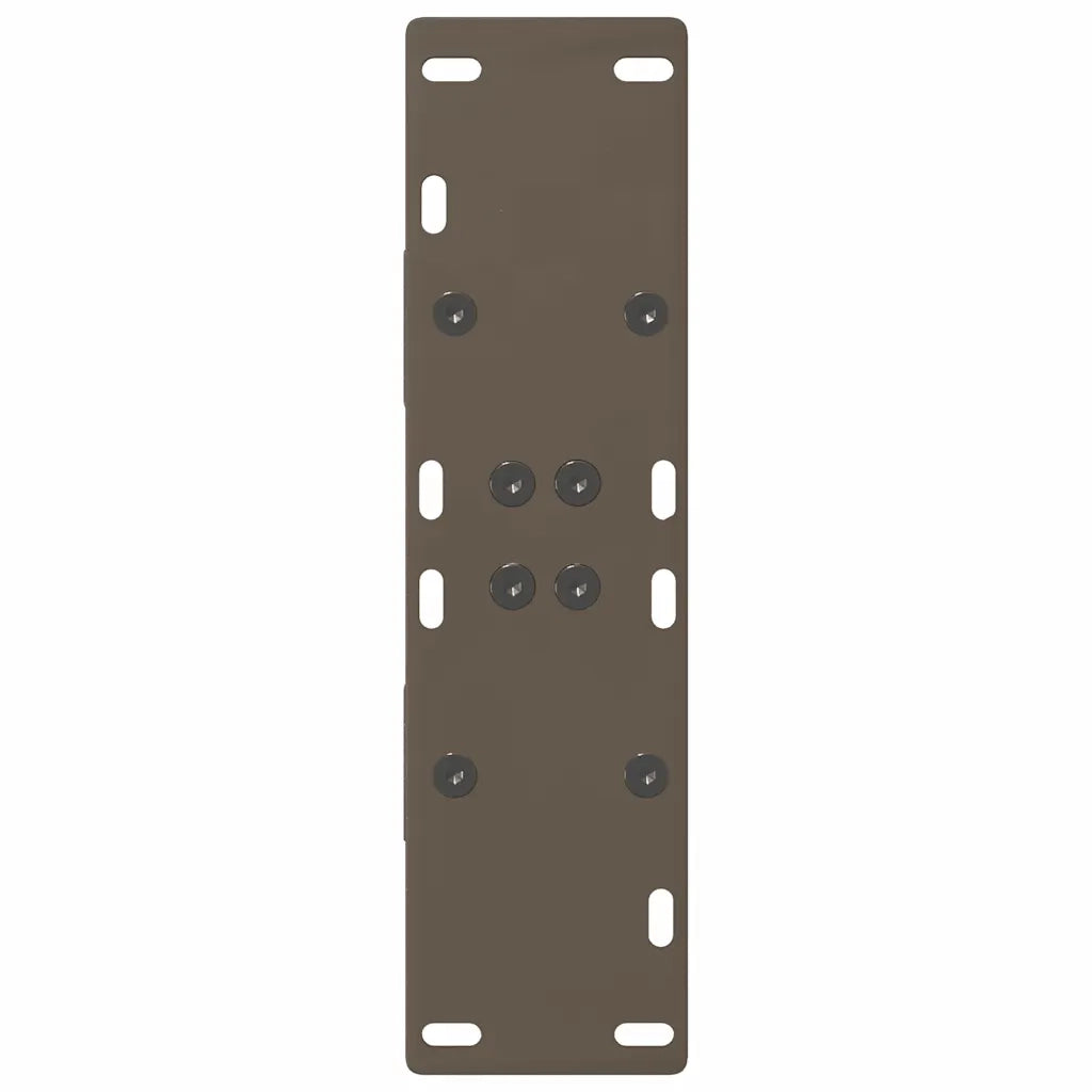 Gambe per tavolo da pranzo a forma di A 2 pz 50x(72-73) cm in acciaio