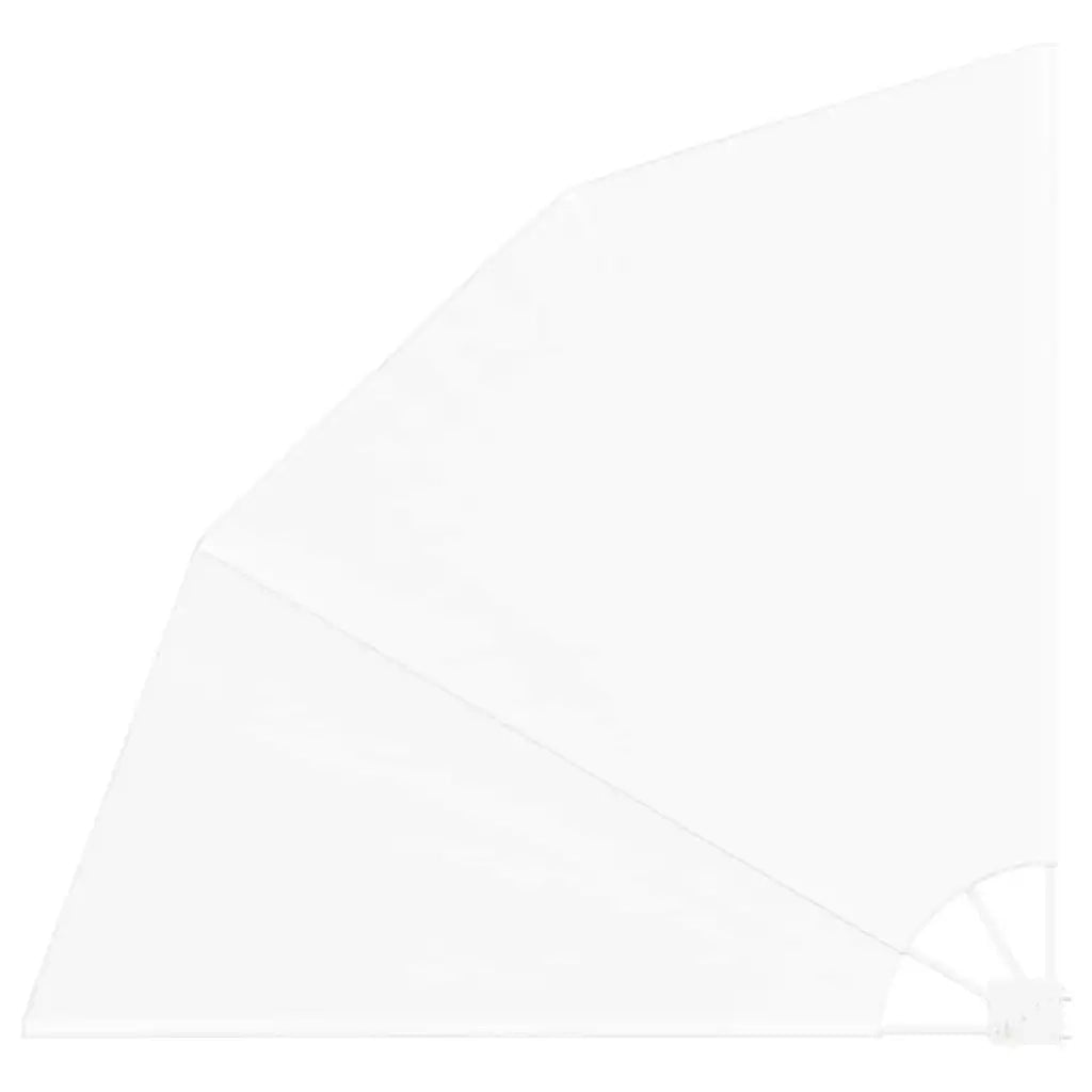 vidaXL Schermo di Privacy per Balcone Bianco 140 x 140 cm Tessuto