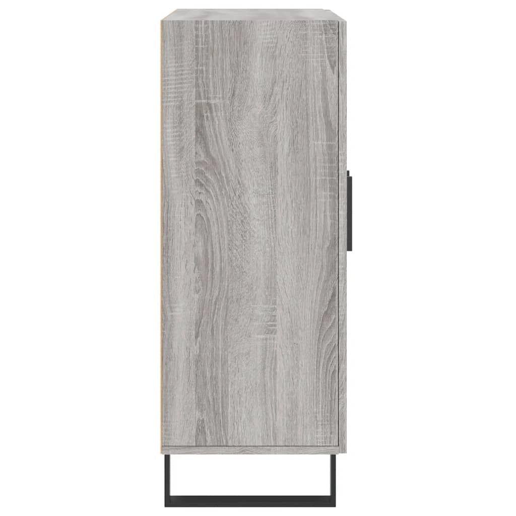 Buffet credenza cassettiera armadio mobile contenitore organizer cucina soggiorno Sonoma 69,5 x 34 x 90 cm legno ingegnerizzato grigio 02_0036466
