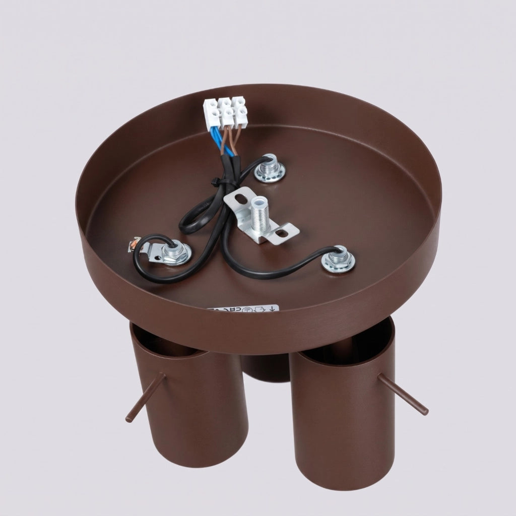 Plafoniera RING 3P marrone