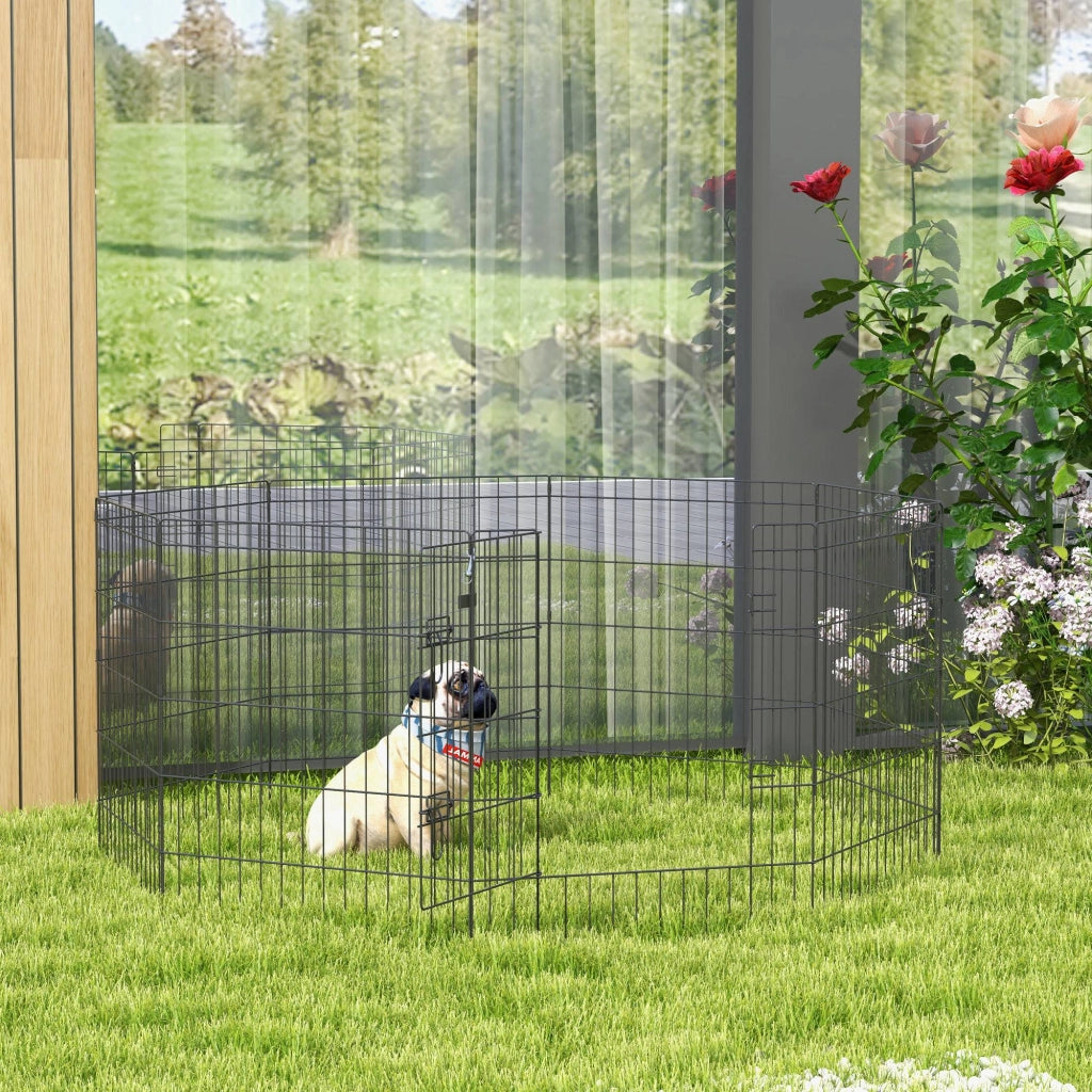 Recinto per Animali Domestici ¨C zephmum ¨C Nero 76 cm